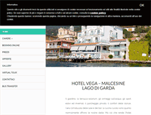 Tablet Screenshot of hotelvegamalcesine.it